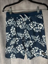 Hurley Big Boys Floral Printed Drawcord Board Shorts Boys XL - $14.84