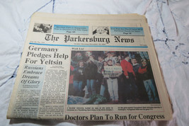 The Parkersburg News Sunday December 19, 1993 WV Newspaper  Marshall Fan... - £14.62 GBP
