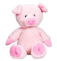 Cuddly Soft 8 inch Stuffed Pink Pudge the Pig.We stuff &#39;em.you love &#39;em! - $11.87