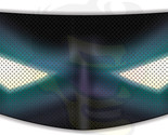 Batman Eyes Perforated Motorcycle Helmet Visor Tint Shield Sticker Decal - £18.30 GBP