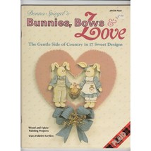 Donna Spiegel&#39;s Bunnies Bows &amp; Love Wood and Fabric Painting Projects Plaid - £6.96 GBP