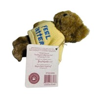 Boyds Bears 4” Mini Thinkin&#39; Of Ya Feel Better Sweater The Head Bean Collection - £62.11 GBP
