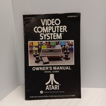 Vintage 1978 Atari Model CX2600 Video Computer System Owners Manual - £8.47 GBP