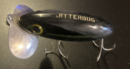 Vintage Fred Arbogast Jitterbug Fishing Lure - Unique Black Color - $46.75