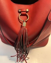 Lulu Dharma tote bag-Red With Tassel See Photos - £10.24 GBP