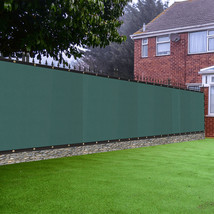 6*50 Ft Outdoor Privacy Screen 90% Blockage Shade Cover Mesh For Garden ... - £53.71 GBP