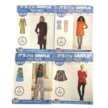 McCalls Sewing Pattern Lot Womens Dress Leggings Tunics Skirt Pants Size... - $11.47