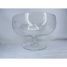 Princess House Heritage Collection 9in Footed Glass Centerpiece Decor - $42.67