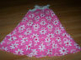 Girls Size 6 George Pink White Floral Halter Sundress Sun Dress Flower Print EUC - £11.22 GBP
