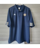 Vintage Adidas Notre Dame Logo Embroidered Mens Polo Shirt Size XL Navy ... - £22.69 GBP