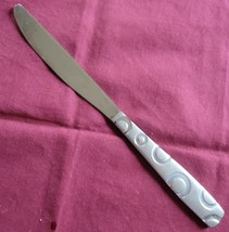 Cambridge Stainless Dinner Knife Hemisphere Pattern 9.5&quot; Frosted Handle ... - $6.92