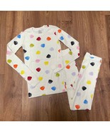 Hanna Andersson Girls Long John Pajama 2PC Set Gummy Candy Size 12 Print... - £21.67 GBP