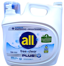 All Free &amp; Clear Plus+ HE Liquid Laundry Detergent 158 loads 237 Fl Oz - $36.74