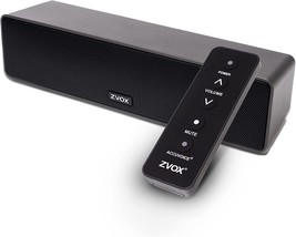 Zvox Dialogue Clarifying Sound Bar With Patented Hearing Technology, Av100 Black - $168.99