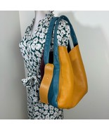 COACH 1941 Hobo Bandit 39 In Colorblock Pebble Leather Bag two in one - $650.00