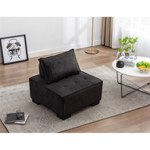 Living Room Ottoman /Lazy Chair - Black - £168.33 GBP