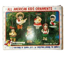 Christmas Around the World Christmas Ornaments All American Kids 1986 ISSUES - £5.52 GBP