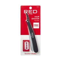 RED BY KISS HAIR SHAVER W/ 2 FREE SWEDISH BLADES #HS13 - $3.49