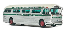 GM PD4104 Bus in the Canada Coach Lines Livery 1/87-HO Scale Iconic Replica New  - £34.52 GBP