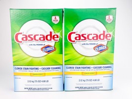 Cascade With Clorox Dishwasher Detergent Stain Fighting Powder 4.68lbs L... - £26.58 GBP