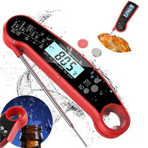 Instant Read Meat Thermometer Digital LCD Cooking BBQ Food Temperature M... - £21.96 GBP