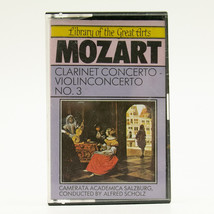 Mozart Clarinet Concerto Violinconcerto No. 3 Library of Great Arts (Cassette) - £5.38 GBP