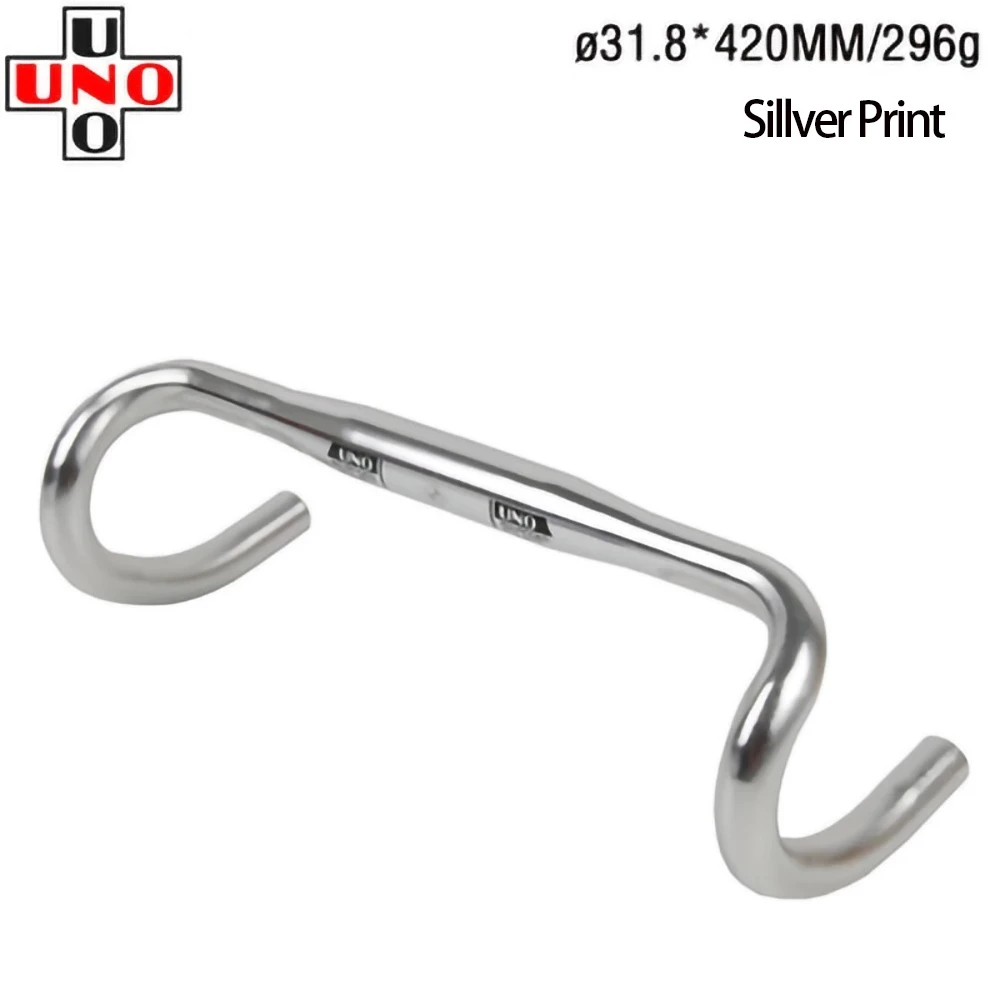 UNO CR12 Road Racing Bike Bent  Handlebar Aluminum Alloy Ultra Light Han... - £100.66 GBP