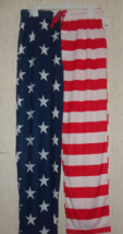 NWT MENS BIOWORLD PATRIOTIC PRINT KNIT PAJAMA / LOUNGE PANTS W/ POCKETS ... - $25.19