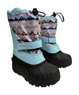 Columbia Kids Light Blue Powderbug Plus II Winter Boots BC1327-495 size ... - $445.81 MXN