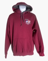 FINS Seafood Restaurant Pismo Beach California Hoodie Sweatshirt Red Large - $19.79