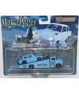 Ford Anglia Custom Hot Wheels Team Transport Harry Potter Flying  w/ RR - $248.18 CAD
