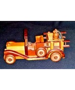 Toy Car Handmade Collectible AB 655 Vintage Wooden - £31.59 GBP
