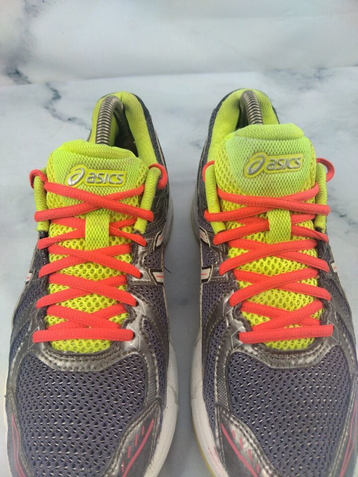 Asics GEL Exalt Grey Yellow Orange Running and 28 similar items