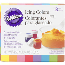 Wilton Icing Colors Assorted Colors 0.5Oz 8 Per Pkg - $28.19