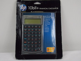 Hewlett Packard HP 10BII+ Plus Financial Calculator New in sealed package - $24.99