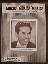 1950 VTG SHEET MUSIC&quot;PUT ANOTHER NICKEL IN MUSIC!MUSIC!MUSIC!&quot;Carmen Cav... - £6.76 GBP