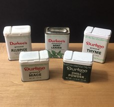 Vintage Durkee&#39;s Spice Tins Packaging - £6.26 GBP+