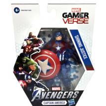 Hasbro Marvel Gamerverse Avengers 6-inch Captain America Action Figure Toy - £16.06 GBP