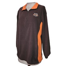 Cleveland Browns Quarter Zip Fleece Sweater Size XL  - £27.06 GBP