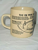 THE DE PERE 1991 History Walk Coffee Cup From Wisconsin Ceramic Souvenir - £10.76 GBP