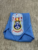 Vintage USS Wainwright DLG-28 Patch Sewn In Neckerchief Scarf US Navy Ship - $24.74