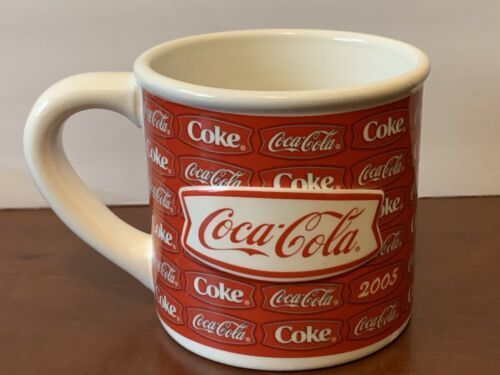 Primary image for Coca Cola Large Coffee Mug By Houston Harvest,  3d Logo Cup, Soup Cup