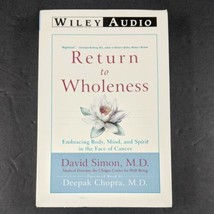 Return to Wholeness (Wiley Audio) by David Simon Audio Book on Cassette ... - $16.00