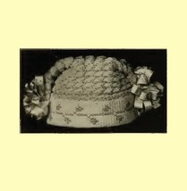 Infant&#39;s Crocheted Hood 3. Vintage Crochet Pattern for Baby Bonnet. PDF ... - £1.96 GBP