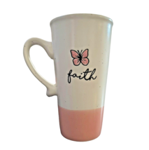Sheffield Home Faith Ceramic Latte Mug 6.5 inch Butterfly - $14.83
