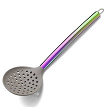 Rainbow Silicone Skimmer, Silicone Head And Stainless Steel Metal Handle... - £12.01 GBP