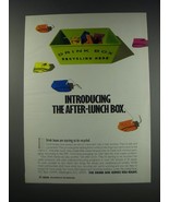 1991 Tetra Pak Combibloc Drink Boxes Ad - Itroducing the after-lunch box - £14.78 GBP