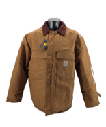 Carhartt C003-BRN Duck Canvas Quilted Lined Jacket  Construction Mens XL... - $2,230.46 MXN