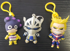 My Hero Academia All Might, Minoru Mineta, Tenya Lida, 3D Keychain Bag C... - £10.54 GBP