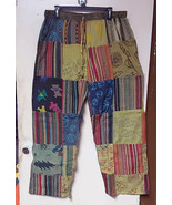 2X  Grateful Dead Cotton Stonewash Patchwork Pants  #20  Unisex  - $64.54 CAD